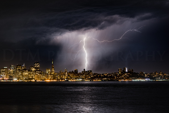San Francisco Lightning Storm - September 2017