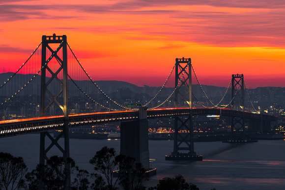 Bay Bridge Sunset 2017
